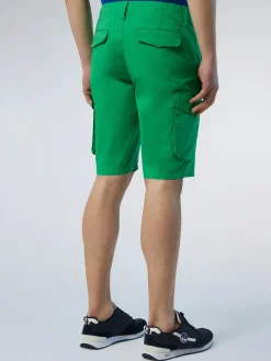 Shorts^North Sails 'America Poplin Cargo Shorts GREEN BEE