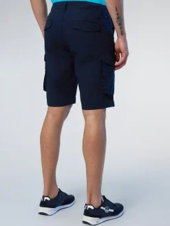 Shorts^North Sails 'America Poplin Cargo Shorts NAVY BLUE