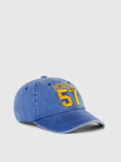 Accessories^North Sails 'Baseball Cap With 57 Print SURF BLUE