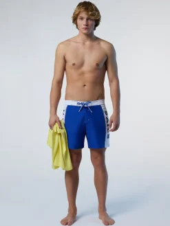 Beachwear^North Sails 'Board Shorts With Side Panels SURF BLUE