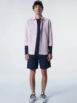 Outlet^North Sails 'Chino Shorts With Pleats NAVY BLUE