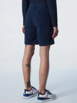 Outlet^North Sails 'Chino Shorts With Pleats NAVY BLUE