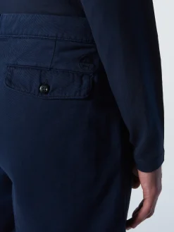 Outlet^North Sails 'Chino Shorts With Pleats NAVY BLUE