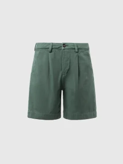 Outlet^North Sails 'Chino Shorts With Pleats MILITARY GREEN