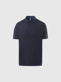 Outlet^North Sails 'Cotton And Tencel Polo Shirt NAVY BLUE