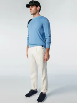 Outlet^North Sails 'Crew-neck Jumper CORNFLOWER BLUE