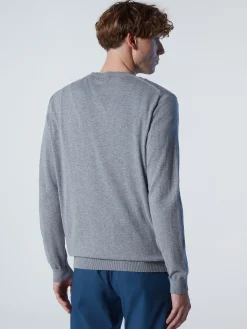 Outlet^North Sails 'Crew-neck Jumper GREY MELANGE