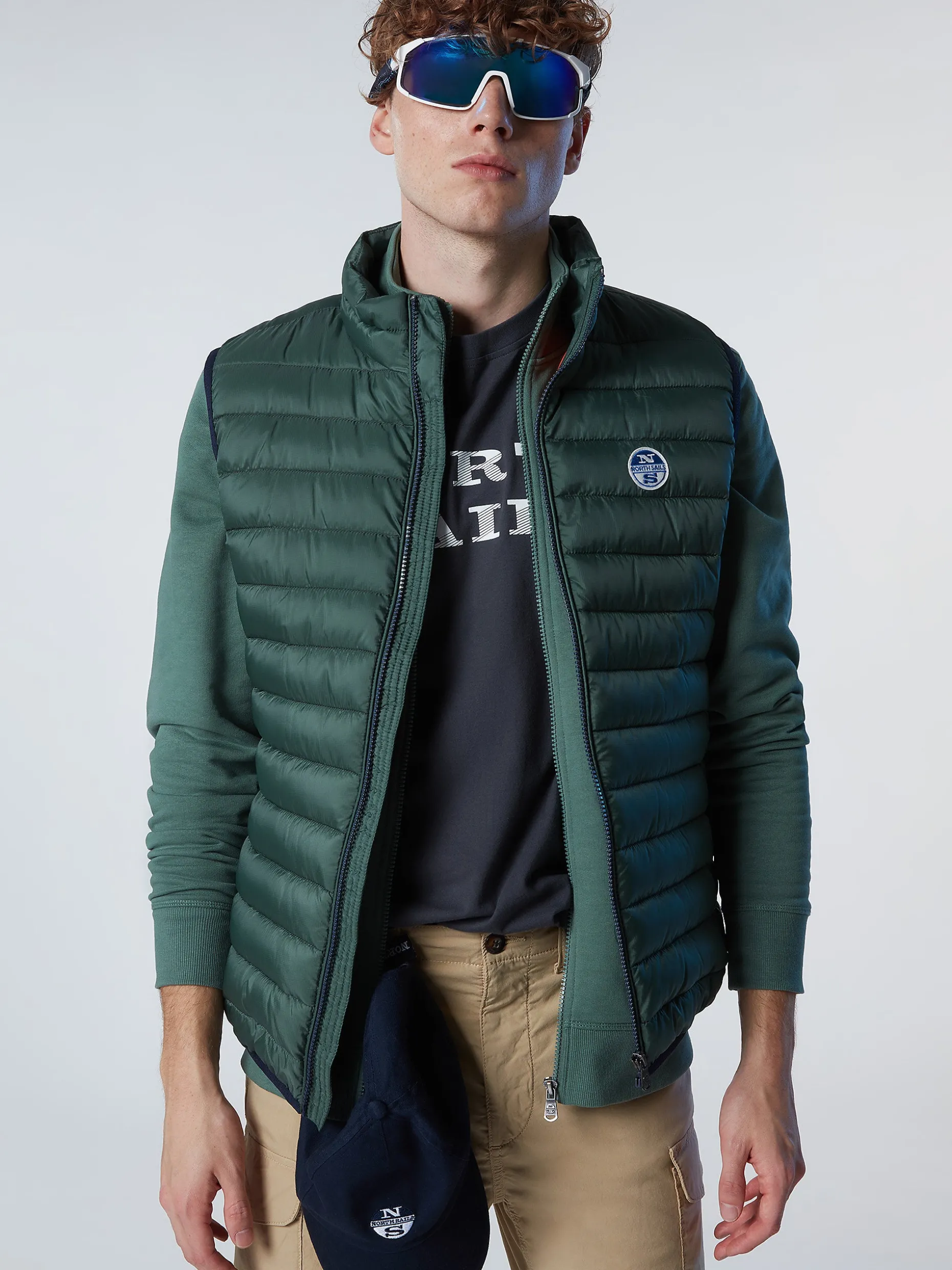 Outlet^North Sails 'Crozet Vest MILITARY GREEN