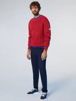 Trousers^North Sails 'Defender Poplin Chinos NAVY BLUE