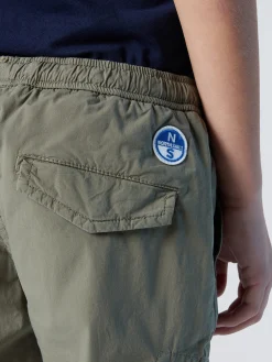 Trousers^North Sails 'Drawstring Cargo Pants DUSTY OLIVE