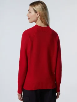 Outlet^North Sails 'Eco Cashmere Mock-neck RED