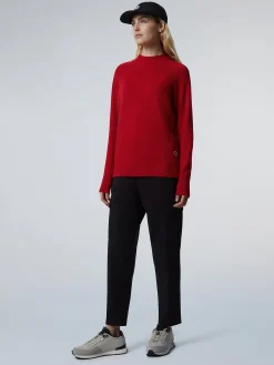 Outlet^North Sails 'Eco Cashmere Mock-neck RED