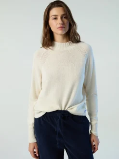 Outlet^North Sails 'Eco Cashmere Mock-neck MARSHMALLOW