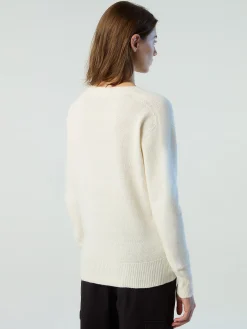 Outlet^North Sails 'Eco Cashmere V-neck Sweater MARSHMALLOW