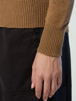 Outlet^North Sails 'Eco Cashmere V-neck Sweater CAMEL
