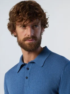 Polo Shirts^North Sails 'Eco Knit Polo Shirt BLUE MELANGE