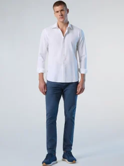 Shirts^North Sails 'Eco Stretch Poplin Shirt WHITE