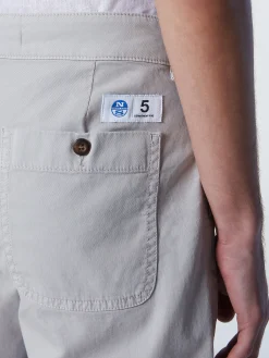 Outlet^North Sails 'Fatigue Chino Shorts DOVE
