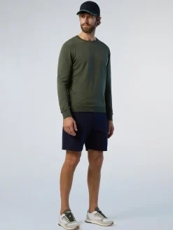 Sweaters & Cardigans^North Sails 'Fine Eco Cotton Sweater DUSTY OLIVE MELANGE