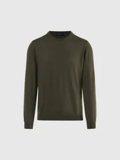 Sweaters & Cardigans^North Sails 'Fine Eco Cotton Sweater DUSTY OLIVE MELANGE