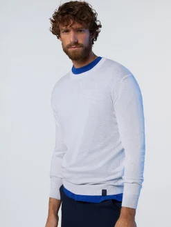 Sweaters & Cardigans^North Sails 'Fine Eco Cotton Sweater CLOUD MELANGE