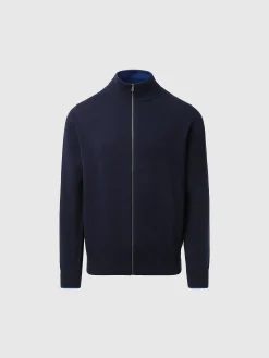 Outlet^North Sails 'Full-zip Cardigan NAVY BLUE