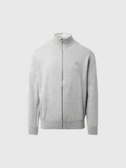 Outlet^North Sails 'Full-zip Cardigan GREY MELANGE