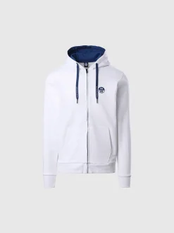 Outlet^North Sails 'Full-zip Hoodie WHITE
