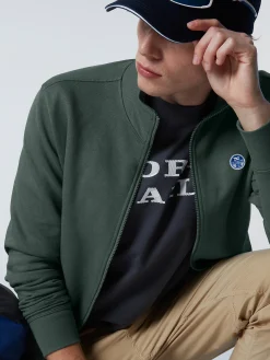 Outlet^North Sails 'Full-zip Sweatshirt MILITARY GREEN