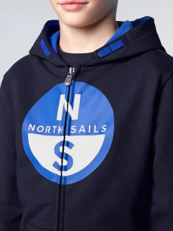 Sweatshirts & Hoodies^North Sails 'Full-zipper Hoodie With Maxi Logo NAVY BLUE