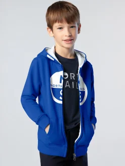 Sweatshirts & Hoodies^North Sails 'Full-zipper Hoodie With Maxi Logo SURF BLUE