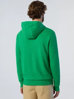 Sweatshirts & Hoodies^North Sails 'Full-zipper Hoodie With Rubber Logo GREEN BEE