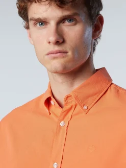 Outlet^North Sails 'Gabardine Shirt MELON