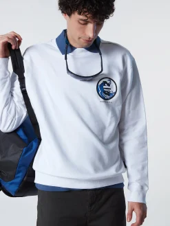 Outlet^North Sails 'Graphic Print Sweatshirt WHITE