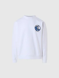 Outlet^North Sails 'Graphic Print Sweatshirt WHITE