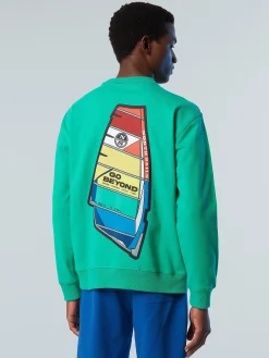 Outlet^North Sails 'Graphic Print Sweatshirt GARDEN GREEN