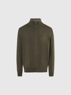 Sweaters & Cardigans^North Sails 'High-neck Zipper Sweater DUSTY OLIVE