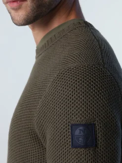 Outlet^North Sails 'Honeycomb Stitch Jumper IVY GREEN