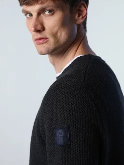 Outlet^North Sails 'Honeycomb Stitch Jumper ASPHALT MELANGE