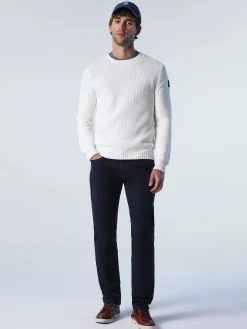 Outlet^North Sails 'Honeycomb Stitch Jumper MARSHMALLOW
