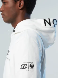 Outlet^North Sails 'Hoodie With Embroidered Hood WHITE