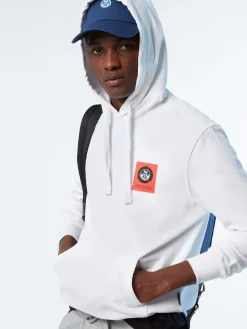 Outlet^North Sails 'Hoodie With Graphic Prints WHITE