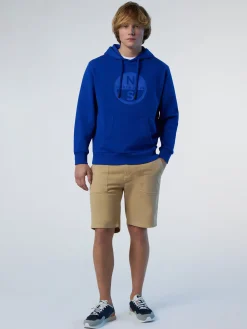Sweatshirts & Hoodies^North Sails 'Hoodie With Maxi Print SURF BLUE