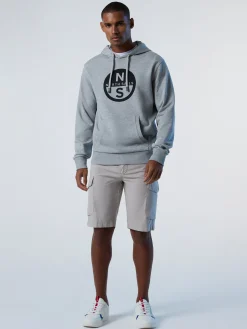 Sweatshirts & Hoodies^North Sails 'Hoodie With Maxi Print GREY MELANGE