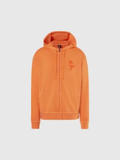 Sweatshirts & Hoodies^North Sails 'Hoodie With Palm Tree Print TANGERINE