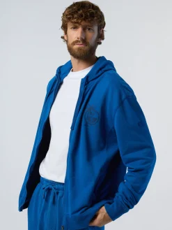Sweatshirts & Hoodies^North Sails 'Hoodie With Palm Tree Print OCEAN BLUE
