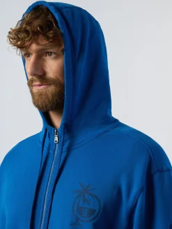 Sweatshirts & Hoodies^North Sails 'Hoodie With Palm Tree Print OCEAN BLUE