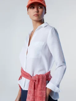 Outlet^North Sails 'Linen And Tencel Blouse WHITE