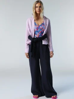 Outlet^North Sails 'Linen And Tencel Trousers NAVY BLUE