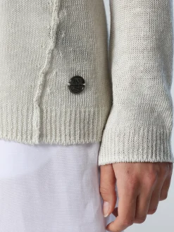 Outlet^North Sails 'Linen Boat-neck Top ALOMOND CREAM